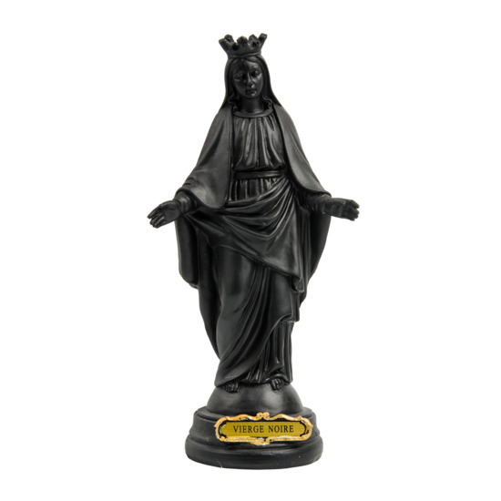 Statue en résine peinte à la main de la Vierge Noire. Plusieurs tailles.