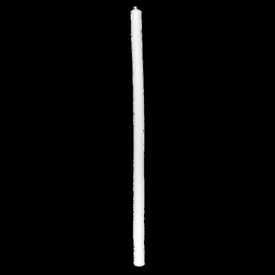 Cierge blanc sans image Ø 2 cm H. 58 cm.  
