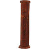 Brûle encens tour octogonale évidée en bois pour bâtonnets ou cônes, hauteur 30 cm, diamètre 6 cm.