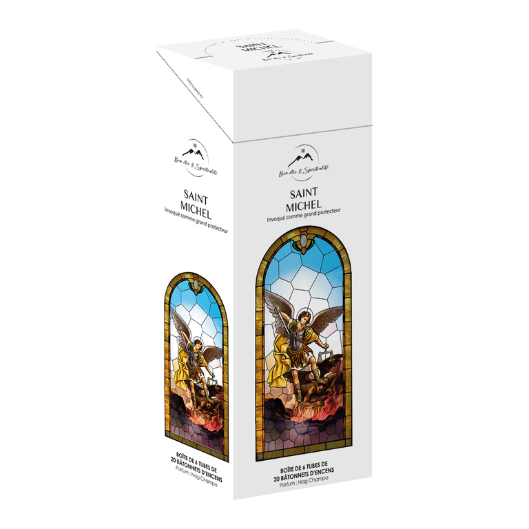 Boîte de 6 tubes de 20 bâtonnets d´encens, parfumé aux huiles essentielles.