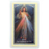 Image papier plastifié avec prière 11.5 x 7 cm, plusieurs saints.